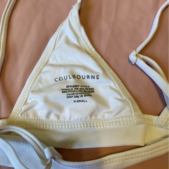 White Coulbourne Eclipse bikini top - Picture 2 of 6